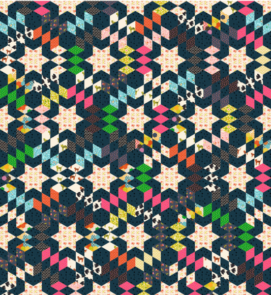 Heirloom Stars Quilt Kit - featuring Catnap by Alexia Abegg