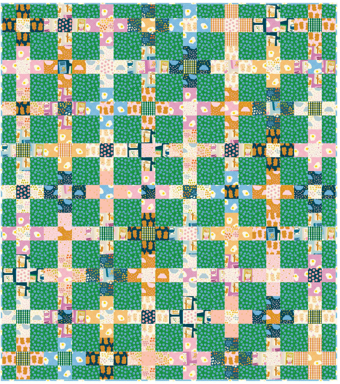 Josie's Patch Quilt Kit -  KIT.JOSIESPATCH.EAF - Quilt Kit Fabric Only (Preorder)