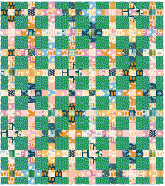 Josie's Patch Quilt Kit -  KIT.JOSIESPATCH.EAF - Quilt Kit Fabric Only (Preorder)