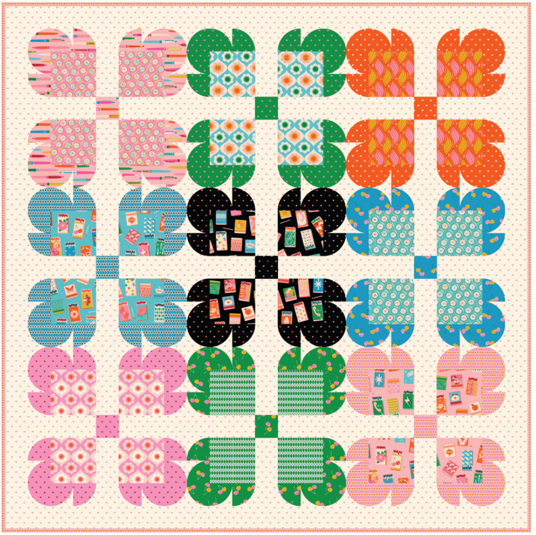 Teddy Bear Paw Quilt Kit - Trinketry Fabric Only (Preorder)