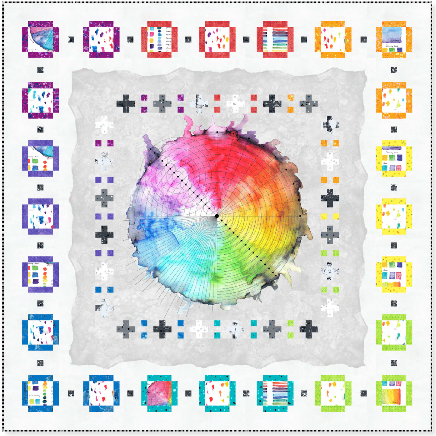 Prismatica Quilt Kit - Hue - Fabric Only (Preorder)