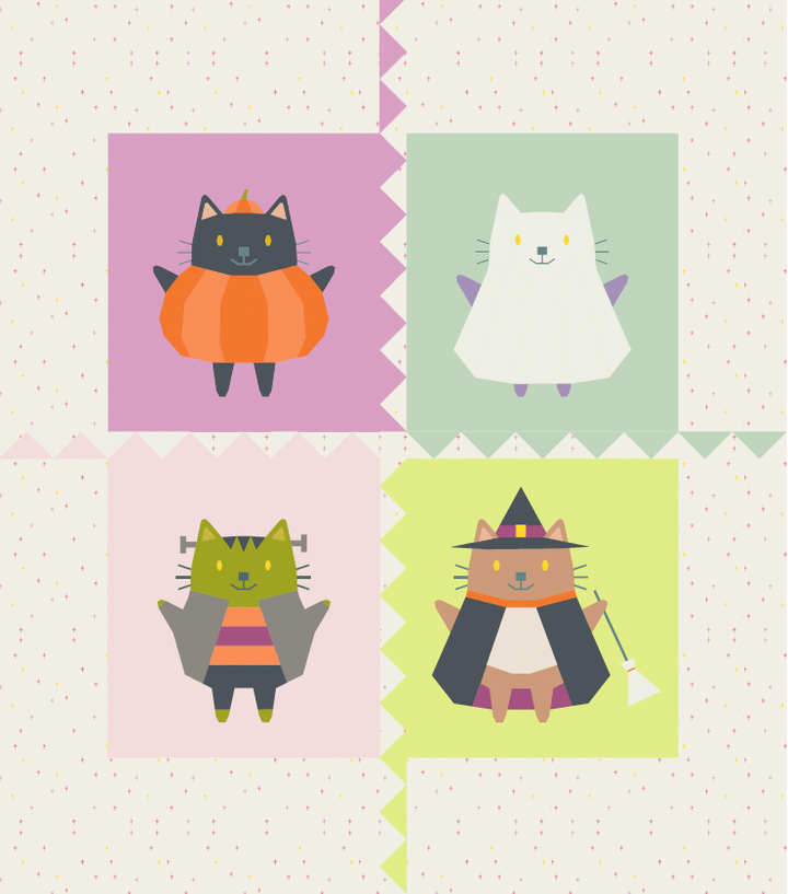 Halloween Catwalk Quilt Kit (Preorder)