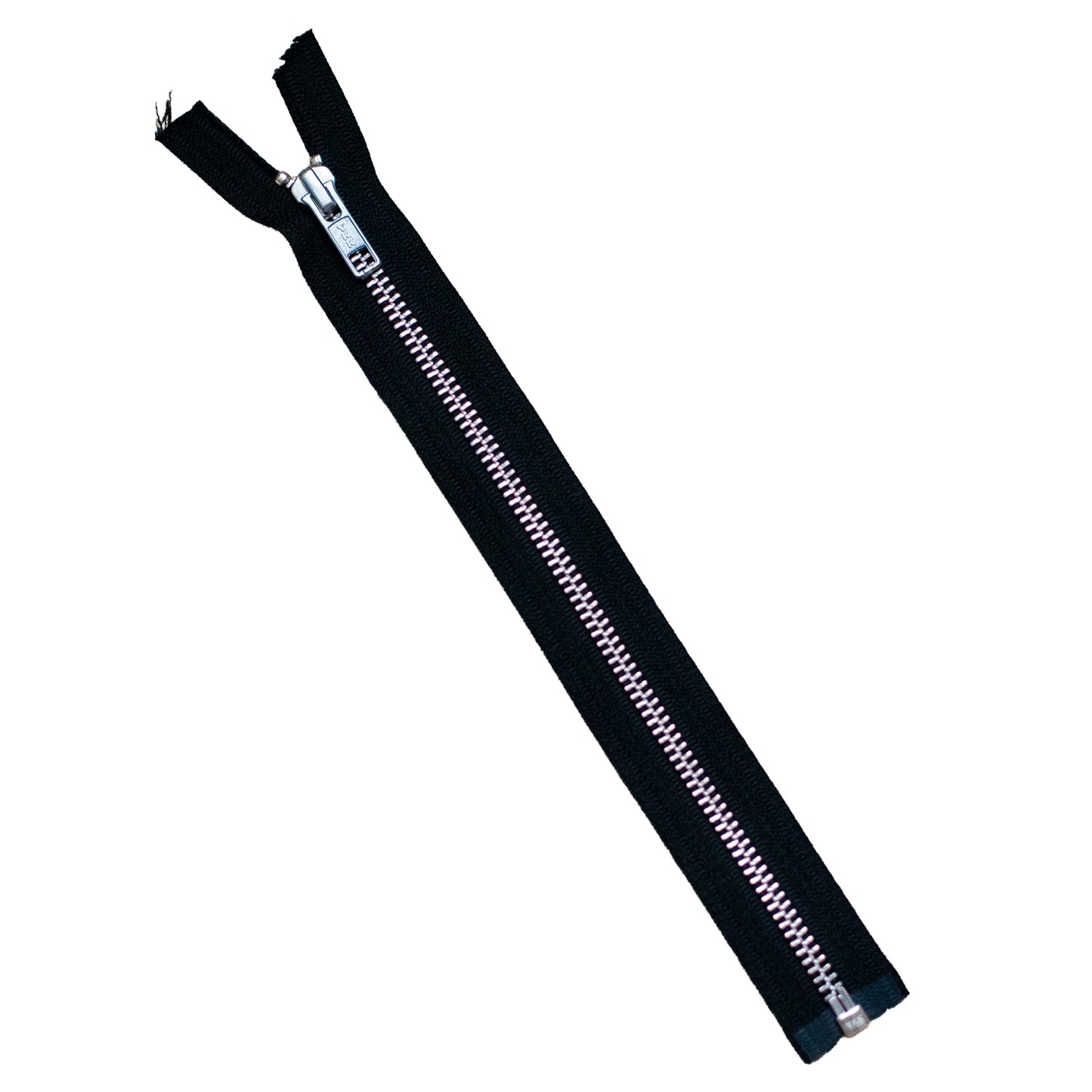 Zipper - 10" Nickel Separating Zipper - Black - SEP10BLK