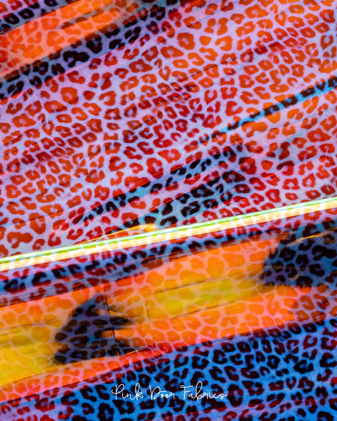 Sew Hungry Hippie - Leopard Iridescence - 18" x 54"