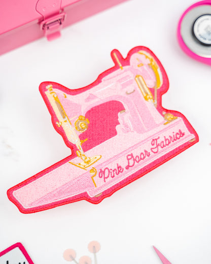 Pink Door Fabrics - Featherweight - Iron-On Woven Patch