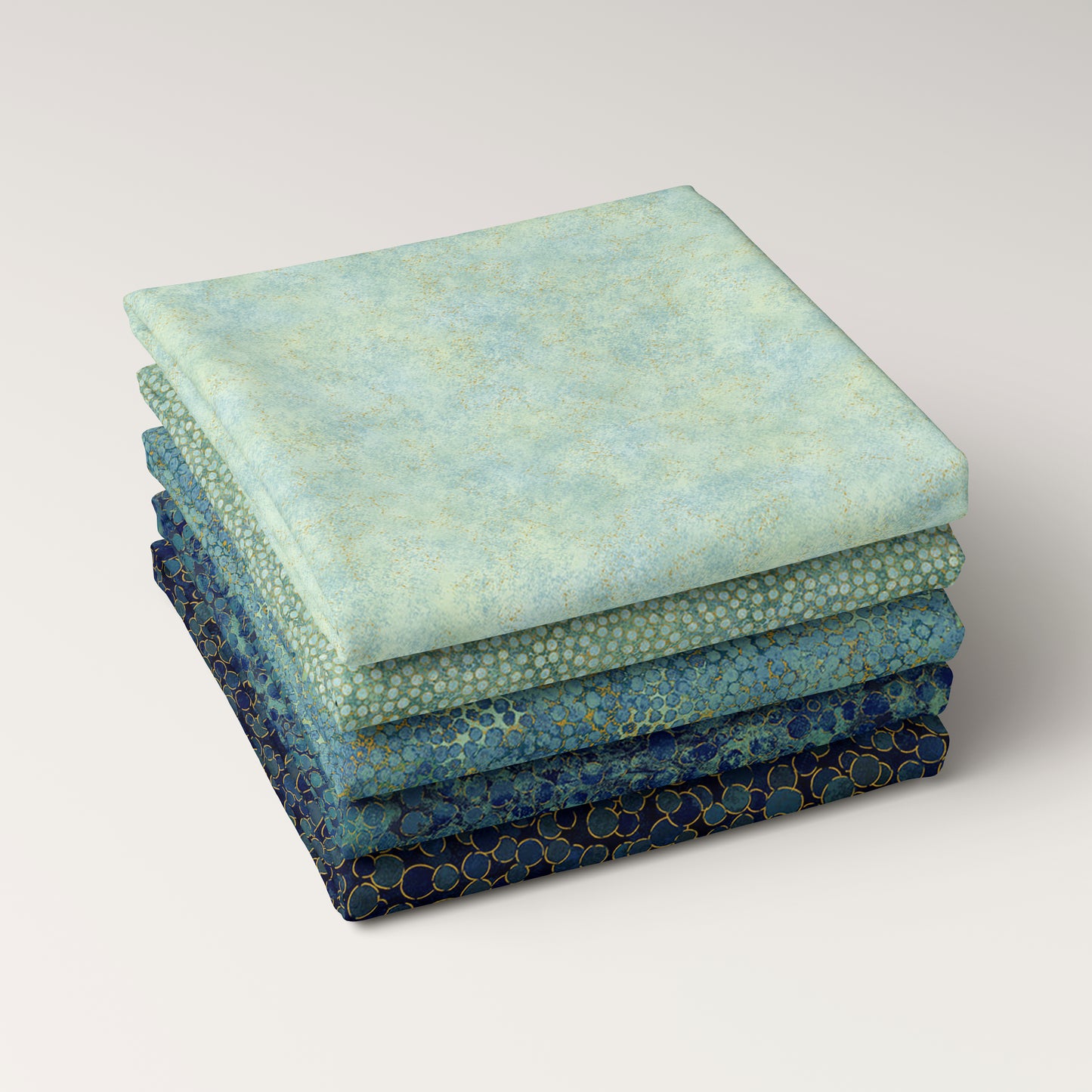 Dusk - 5 pc Fat Quarter Bundle - Shimmer by Deborah Edwards