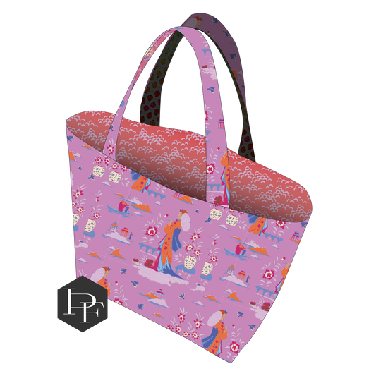 Slicker Tote Sew Along - Slicker Kit in Bloomsville Pink - Tote Kit - LGD131-BLOOMPINK
