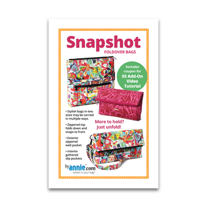 Snapshot - By Annie - Printed Bag Pattern - PBA299