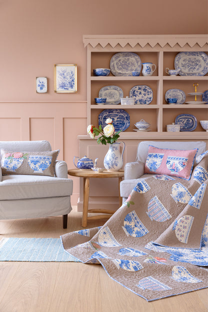 Bowl Collection Quilt Kit {Mouse} - Something Blue Collection by Tilda Fabrics
