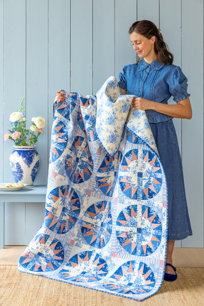 Sunny Sky Quilt Kit - Something Blue Collection by Tilda Fabrics