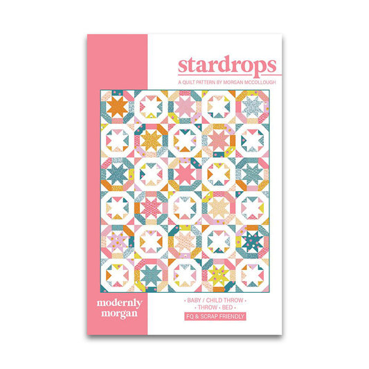 Stardrops - Quilt Pattern - Modernly Morgan - MM-024 - Paper Pattern