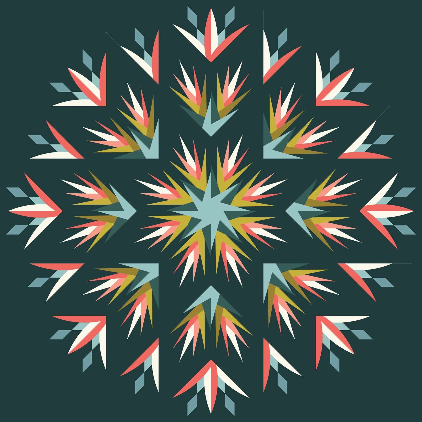 Stargazer Lily Quilt Kit - Fabric Only (Preorder)