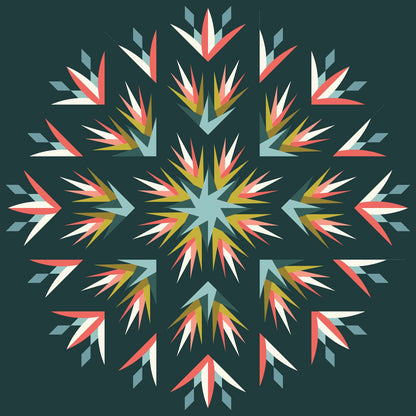 Stargazer Lily Quilt Kit - Fabric Only (Preorder)