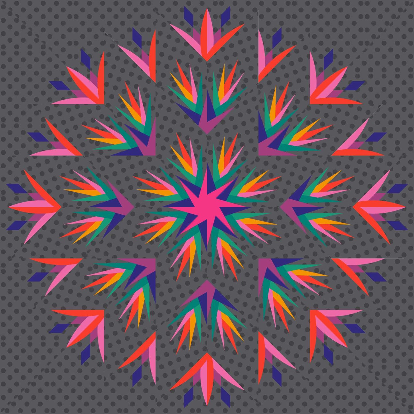 Stargazer Lily Quilt Kit - Fabric Only (Preorder)