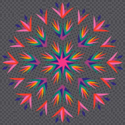 Stargazer Lily Quilt Kit - Fabric Only (Preorder)