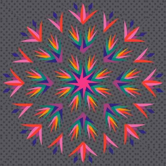 Stargazer Lily Quilt Kit - Fabric Only (Preorder)