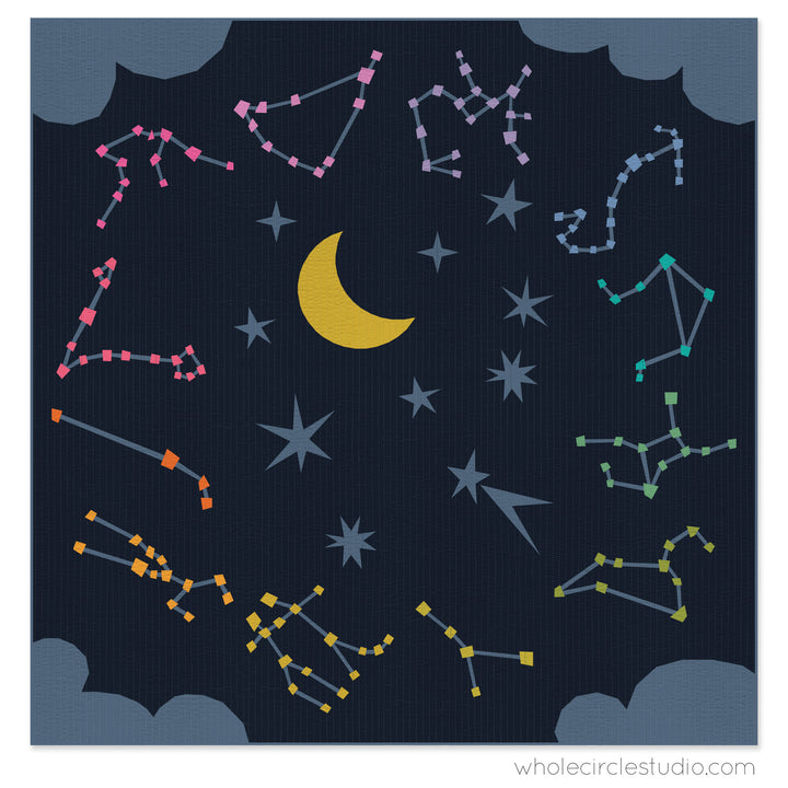 Starry Signs by Whole Circle Studio - Fabric Only