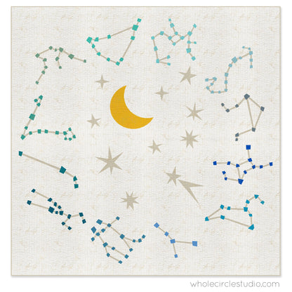 Starry Signs by Whole Circle Studio - Fabric Only