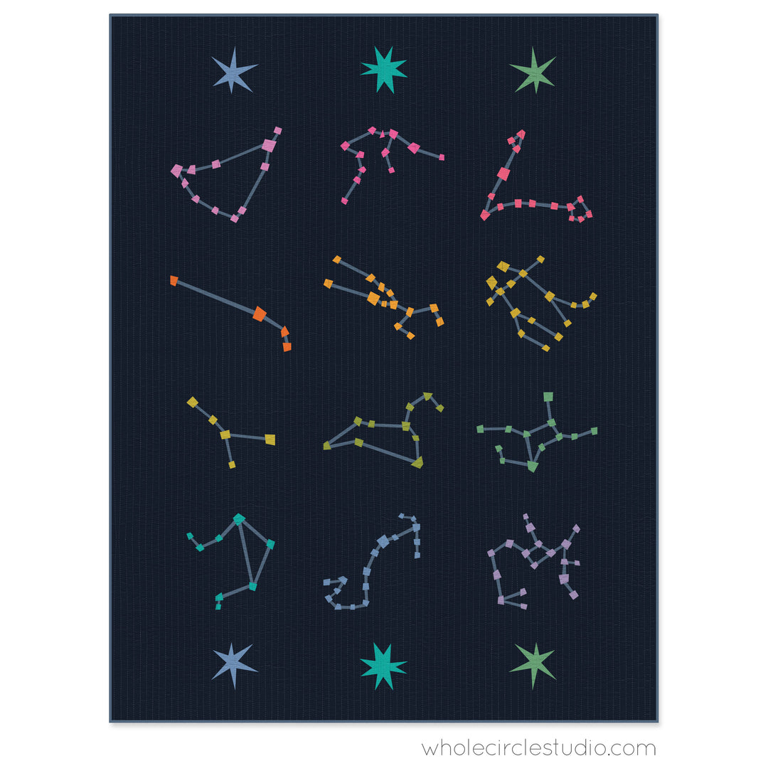 Starry Signs by Whole Circle Studio - Fabric Only