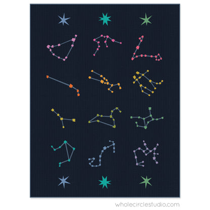Starry Signs by Whole Circle Studio - Fabric Only