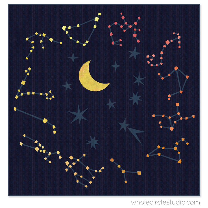 Starry Signs by Whole Circle Studio - Fabric Only