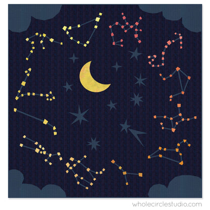 Starry Signs by Whole Circle Studio - Fabric Only