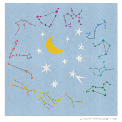 Starry Signs by Whole Circle Studio - Fabric Only