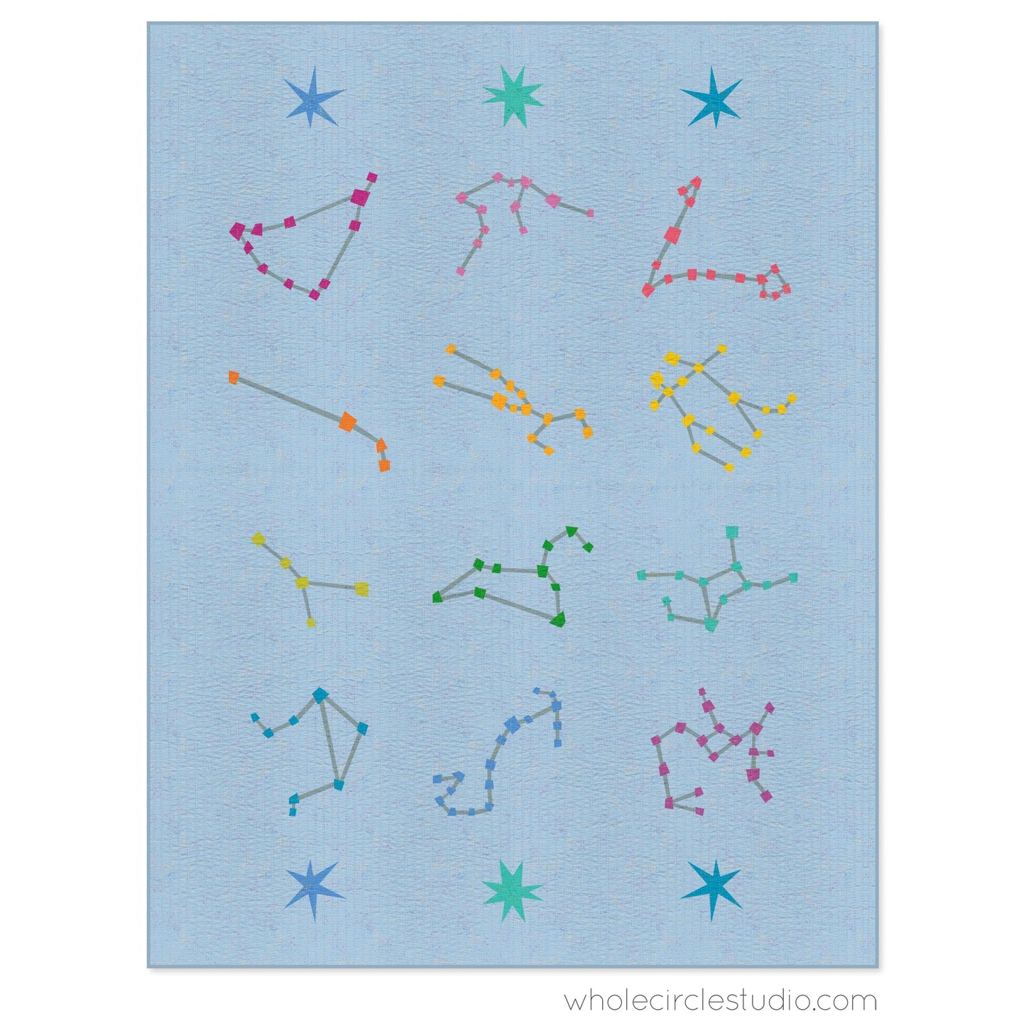 Starry Signs by Whole Circle Studio - Fabric Only