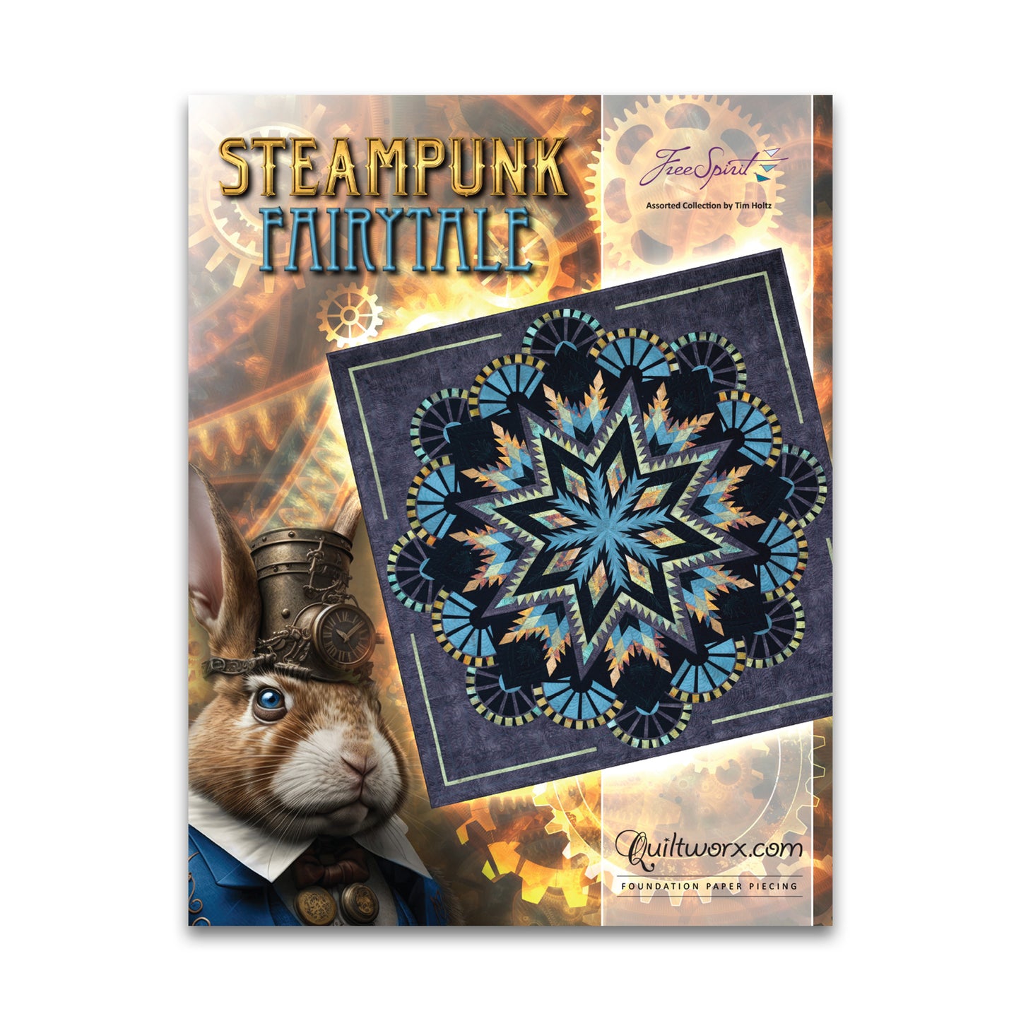 Steampunk Fairytale Pattern - Quiltworx - JNQ00281P14