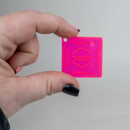 Stitches Per Inch Template for English Paper Piecing