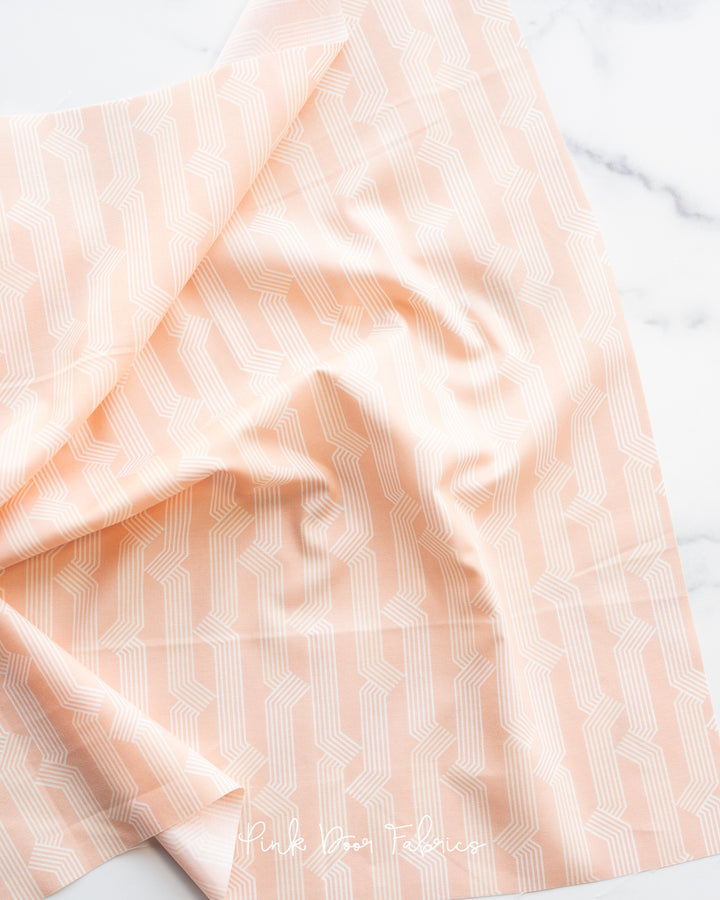 Sunbeam - Folding in Peach - RS1061 15 - Half Yard