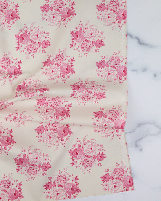 Sunday Brunch - Mia Pink - Tilda Fabrics - TIL100594 - Half Yard