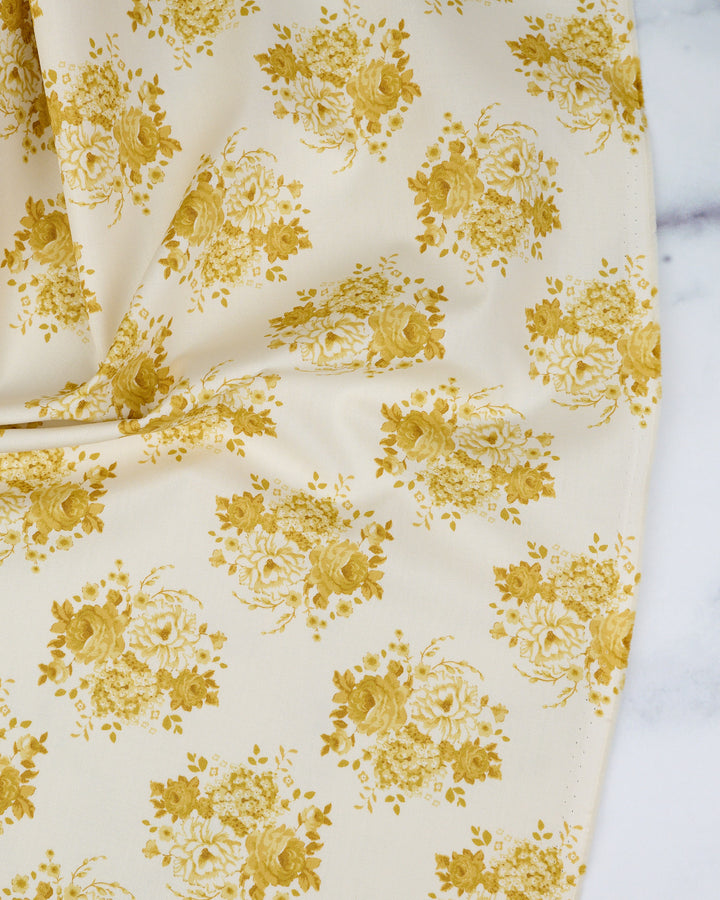 Sunday Brunch - Mia Sour Yellow - Tilda Fabrics - TIL100587 - Half Yard