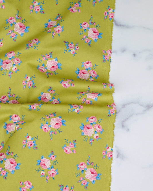Sunday Brunch - Mille Lime - Tilda Fabrics - TIL100582 - Half Yard