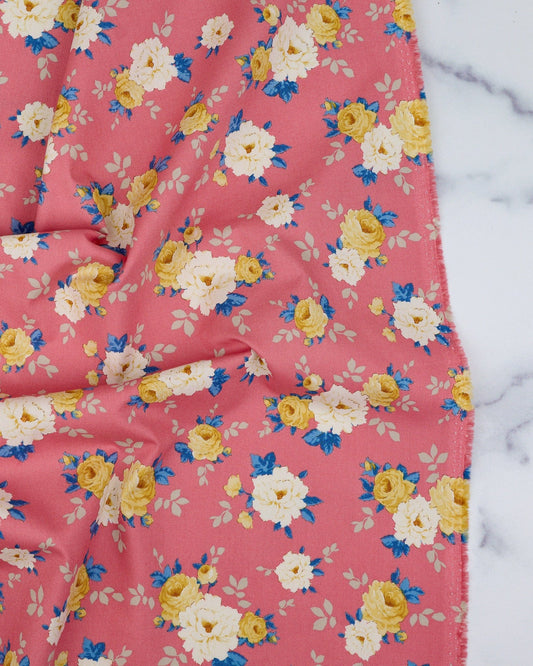 Sunday Brunch - Pernille Pink - Tilda Fabrics - TIL100593 - Half Yard