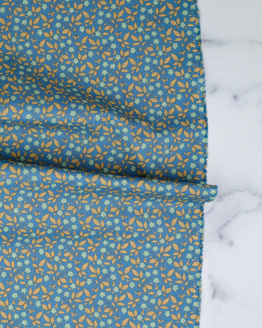 Sunday Brunch - Tipsy Blue - Tilda Fabrics - TIL110123 - Half Yard