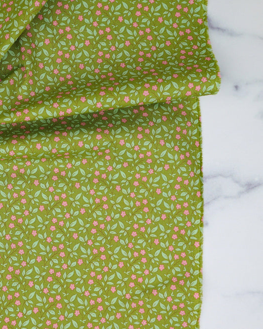 Sunday Brunch - Tipsy Green - Tilda Fabrics - TIL110114 - Half Yard