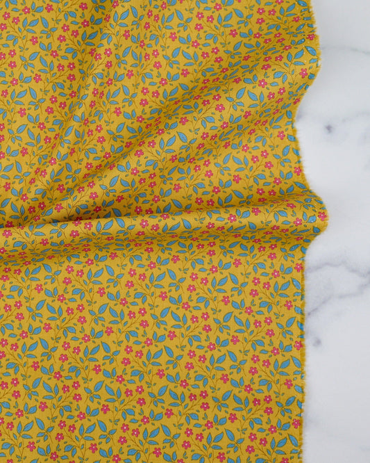 Sunday Brunch - Tipsy Yellow - Tilda Fabrics - TIL110117 - Half Yard
