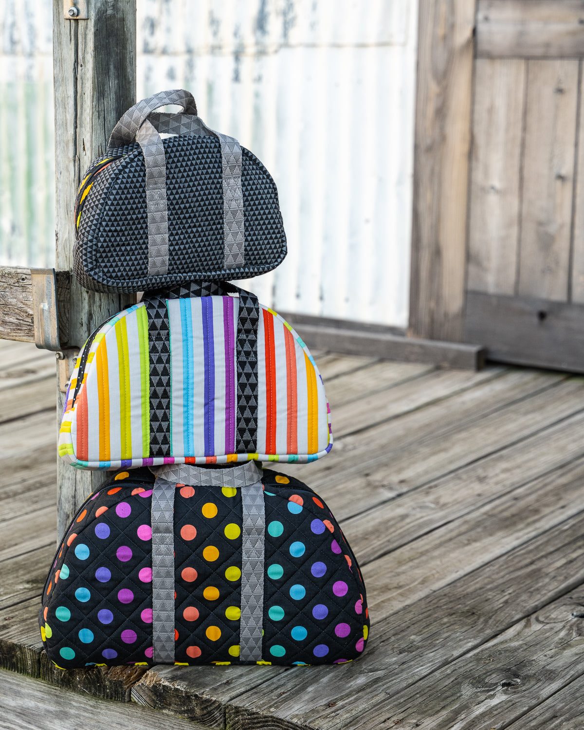 Sunshine Sisters Handbags Kit in Graywork