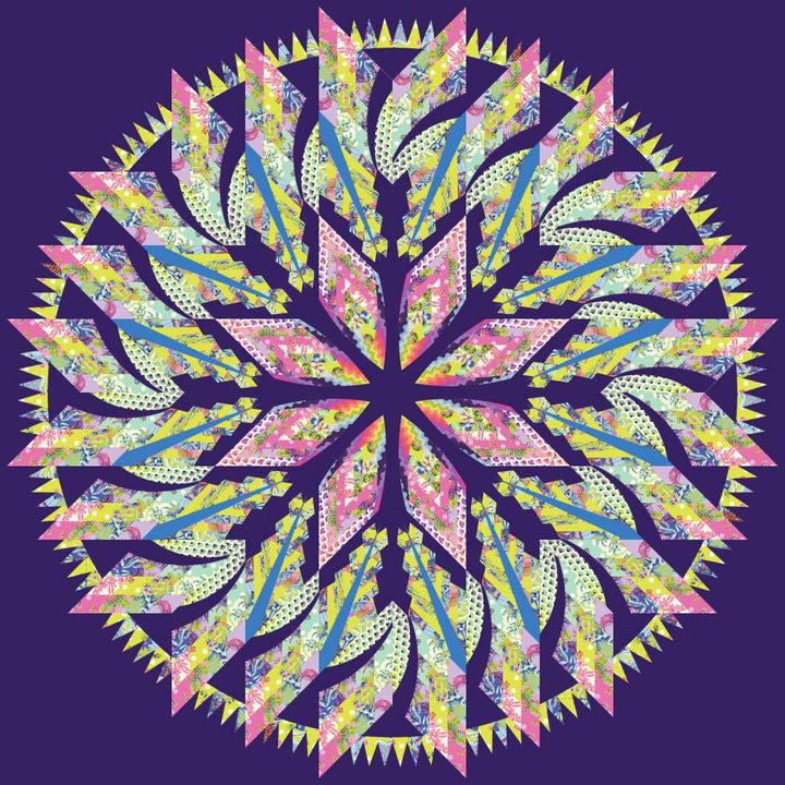 Tide Flower Block of the Month (Quiltworx + Floral Reef)