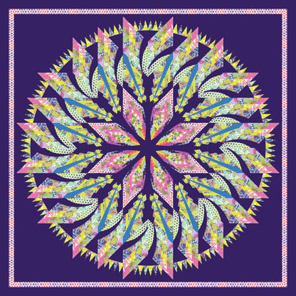 Tide Flower Block of the Month (Quiltworx + Floral Reef)