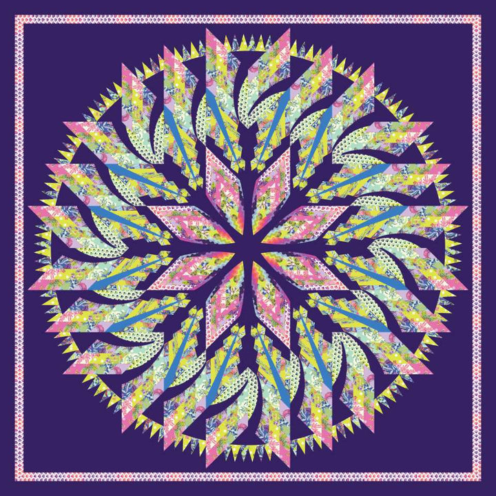 Tide Flower Block of the Month (Quiltworx + Floral Reef)