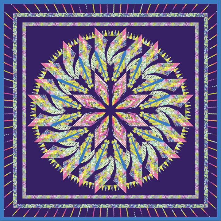 Tide Flower Block of the Month (Quiltworx + Floral Reef)
