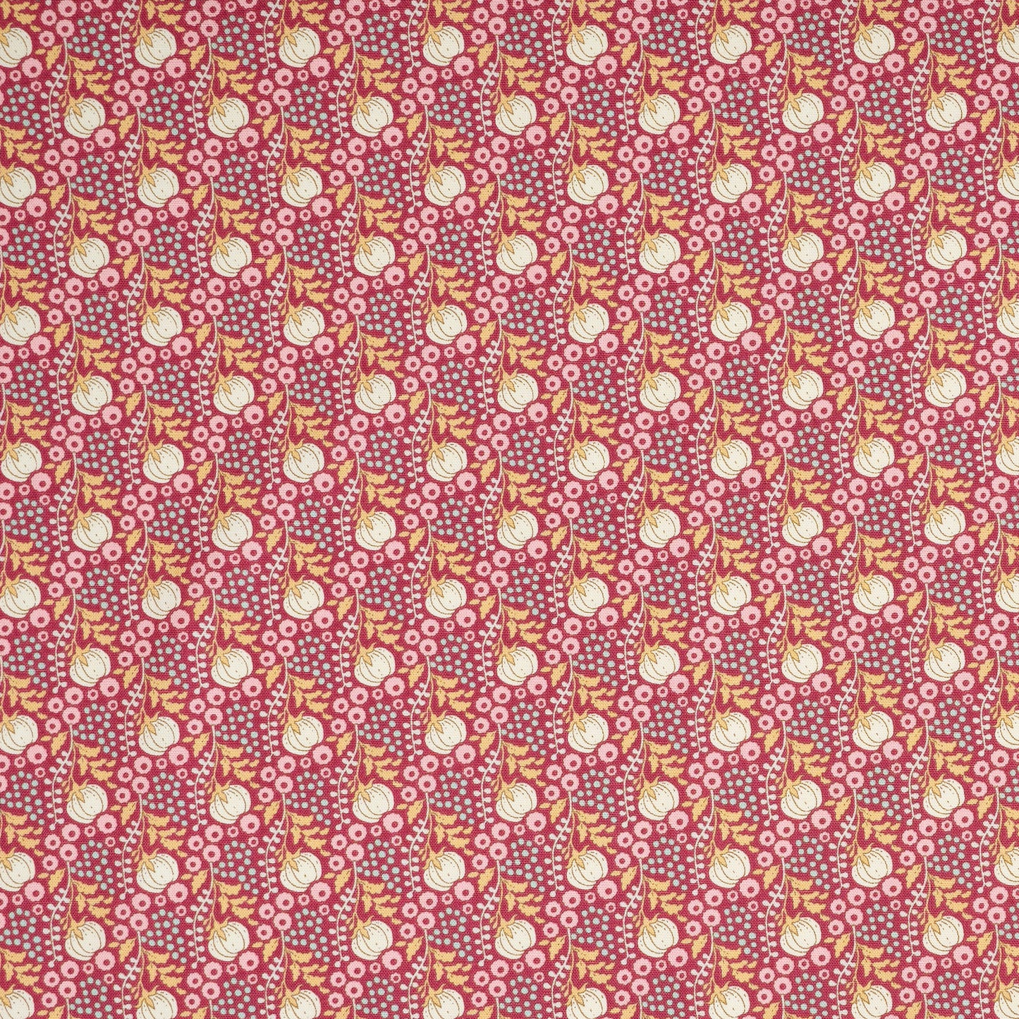 Sanctuary - Cottonfield Maroon - Tilda Fabrics - TIL100564 - Half Yard