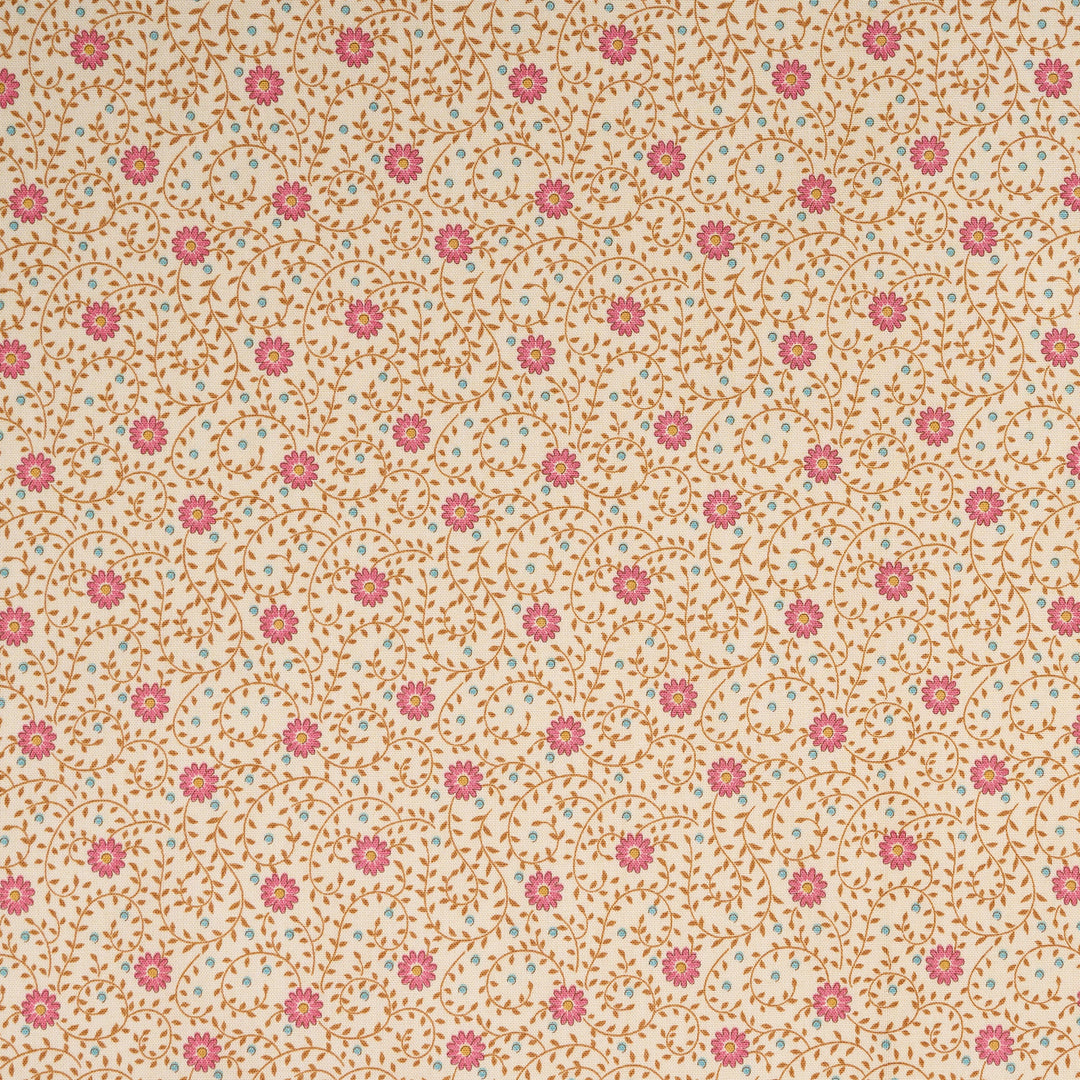 Sanctuary - Daisydream Tan - Tilda Fabrics - TIL100568 - Half Yard