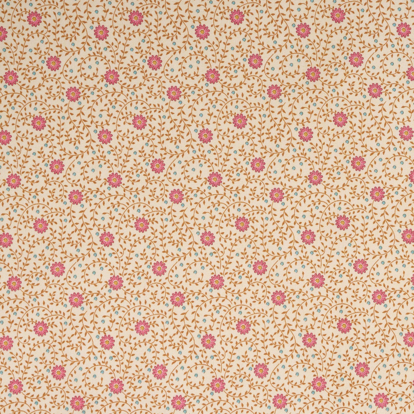 Sanctuary - Daisydream Tan - Tilda Fabrics - TIL100568 - Half Yard