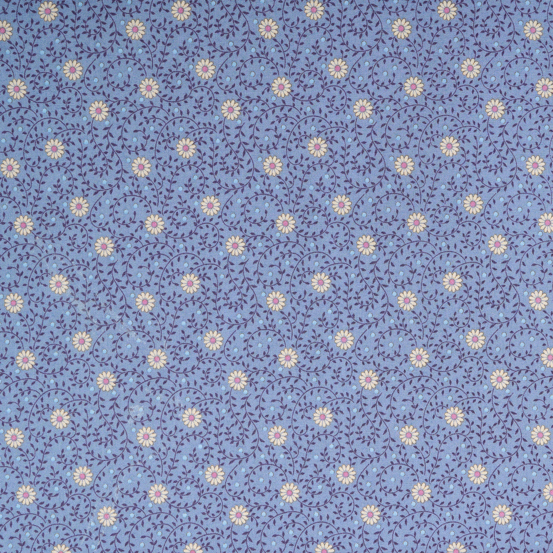 Sanctuary - Daisydream Pitch Blue - Tilda Fabrics - TIL100573 - Half Yard