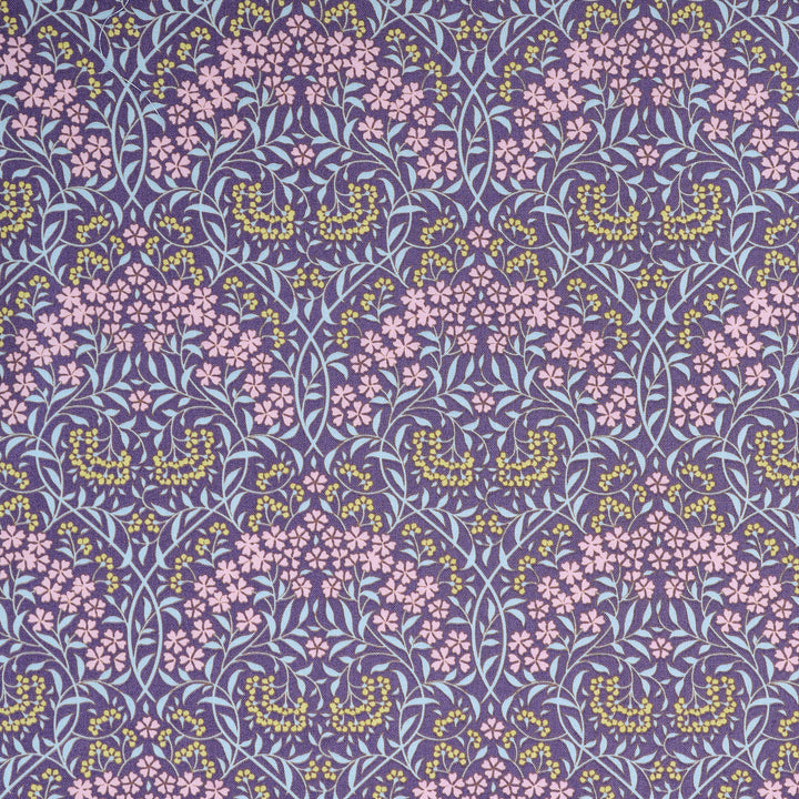 Sanctuary - Larissa Eggplant - Tilda Fabrics - TIL100575 - Half Yard