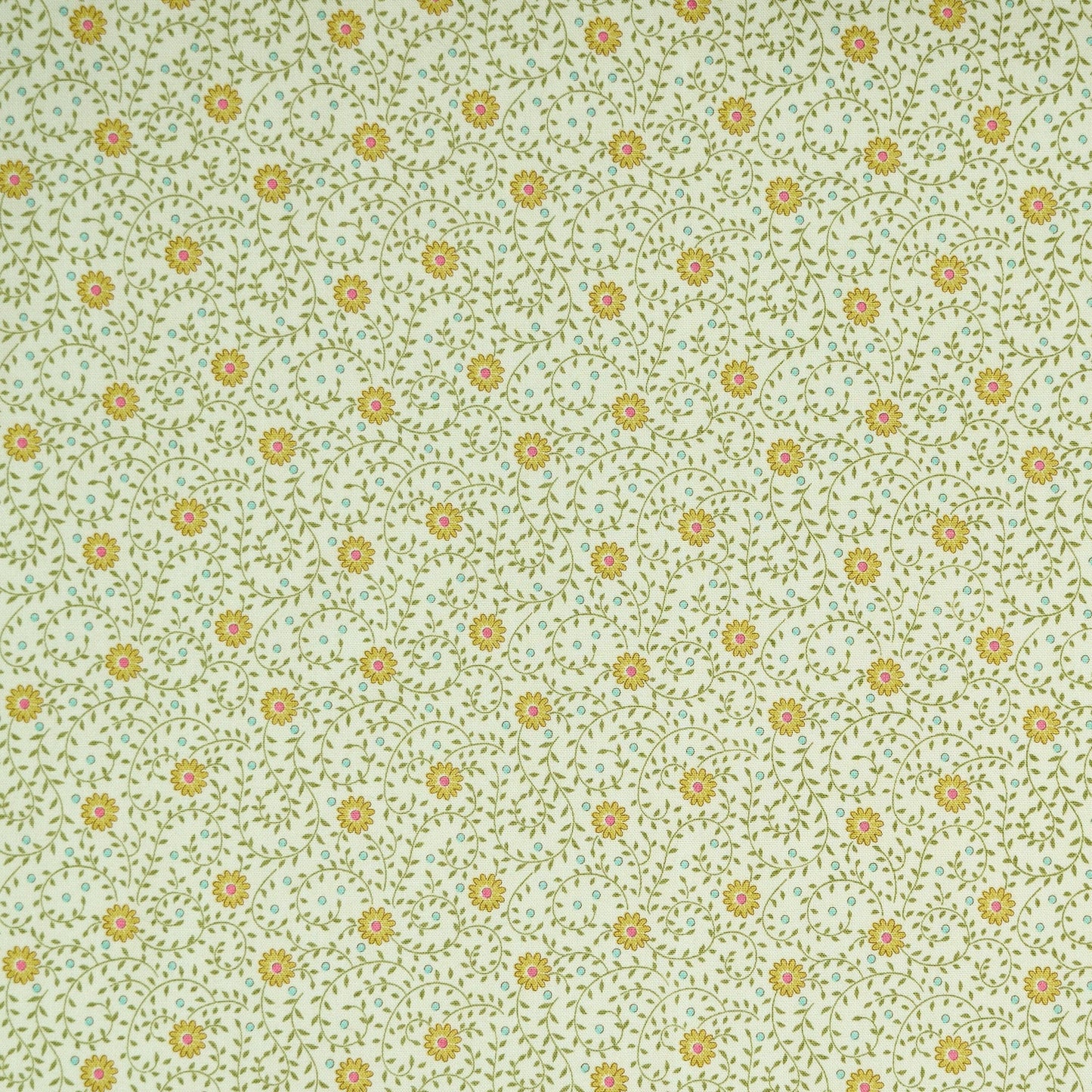 Sanctuary - Daisydream Pistachio - Tilda Fabrics - TIL100578 - Half Yard