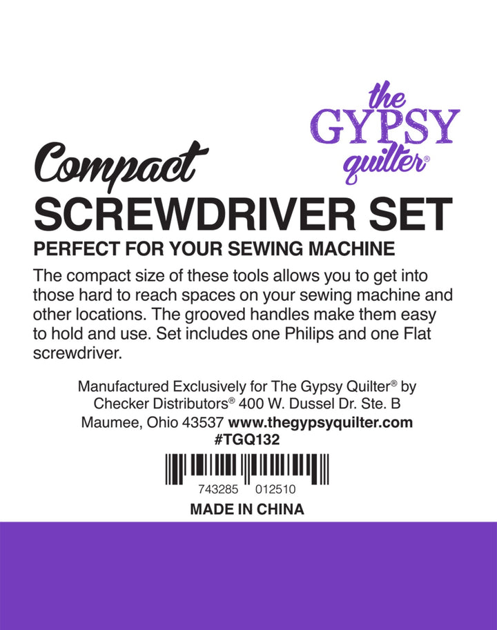 The Gypsy Quilter - Sewing Machine Screwdriver Set